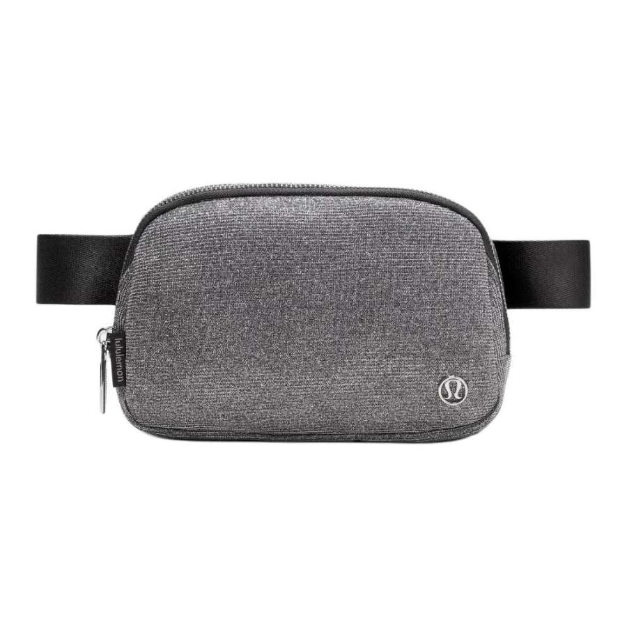 Lululemon Everywhere Recycled Polyester Fanny Pack Women's Dark Silver & Graphite Gray & Silver