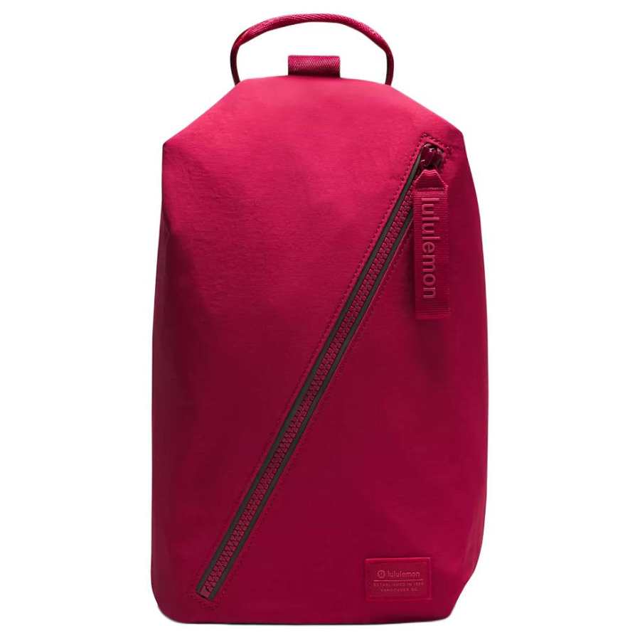 Lululemon Lululemon Fast Track Nylon Backpack Unisex Berry Rum Red