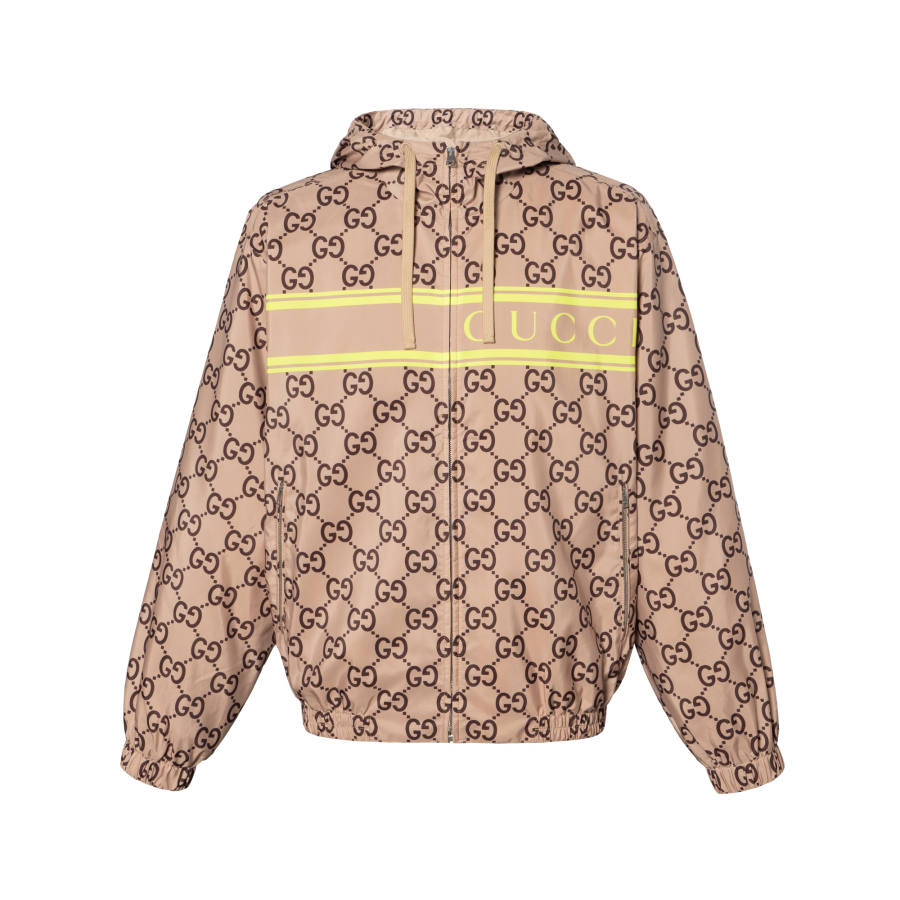 GUCCI GUCCI Monogrammed Zip Up Jacket