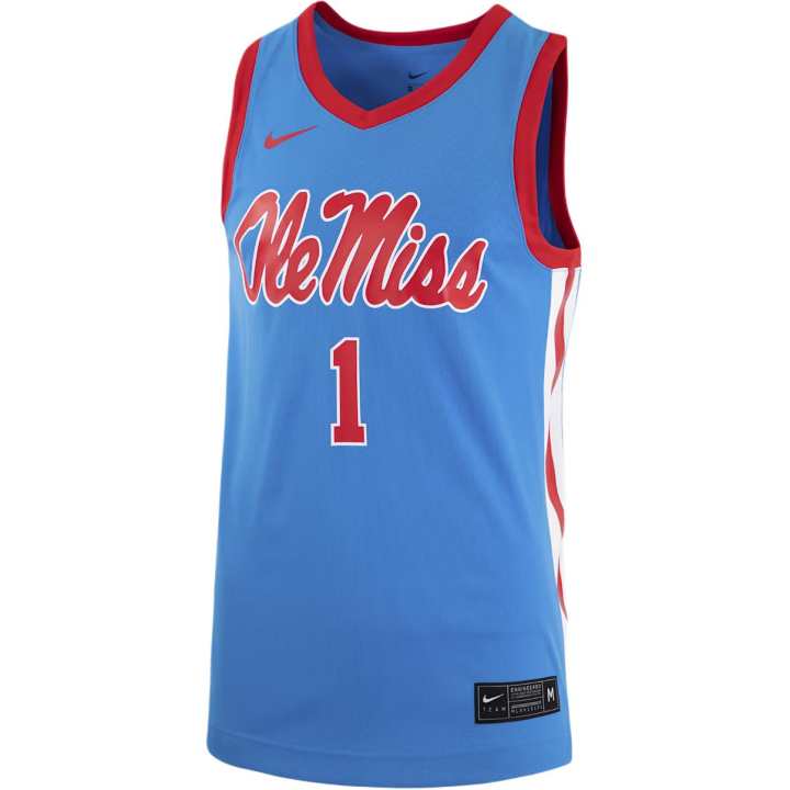 Nike Nike Ole Miss Men's Basketball Nike College Replica Jersey