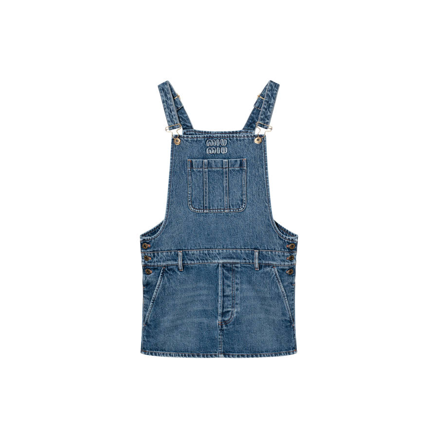 MIU MIU Slip Dress Women's Blue