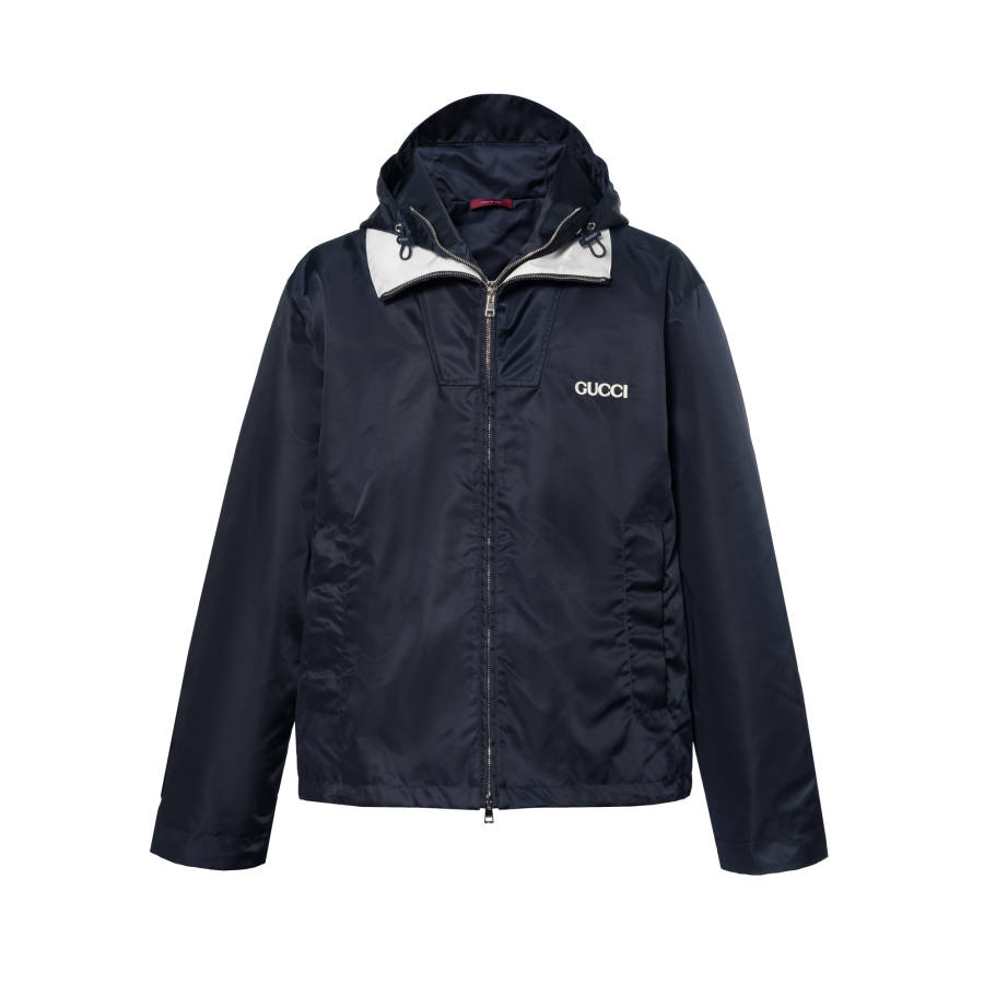 GUCCI GUCCI Nylon Twill Jacket With Patch