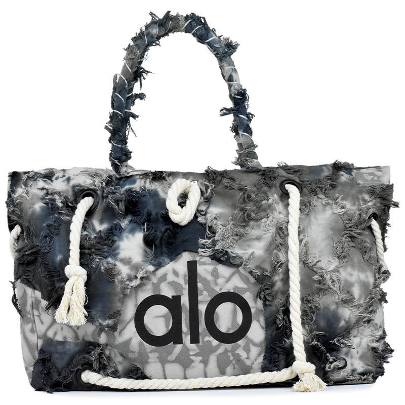 Alo Yoga Cotton One Shoulder Handbag Large Women's Wild Blue