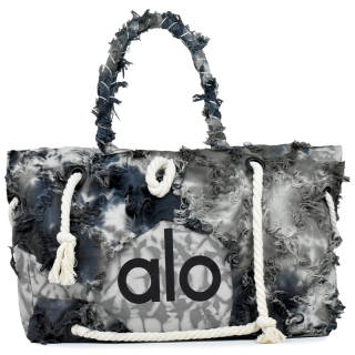 Alo Yoga Cotton One Shoulder Handbag Large Women's Wild Blue