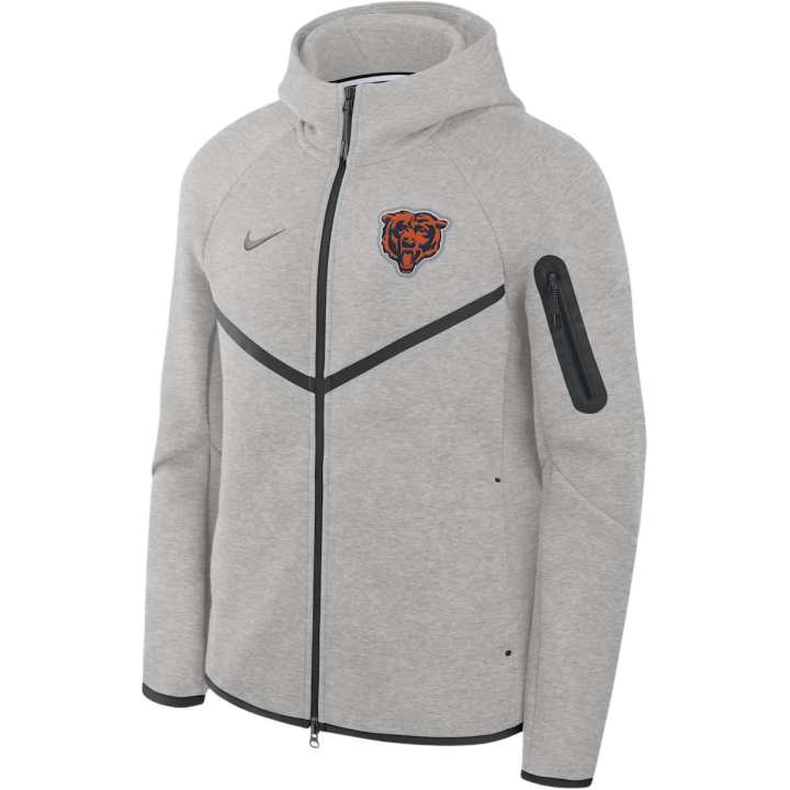 Nike Nike Chicago Bears Tech Fleece Windrunner Men's Nike Nfl Full-Zip Hooded Jacket