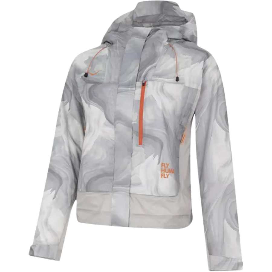 HOKA ONE ONE Jackets Women's Starlight Gray Hooded Moderate Other