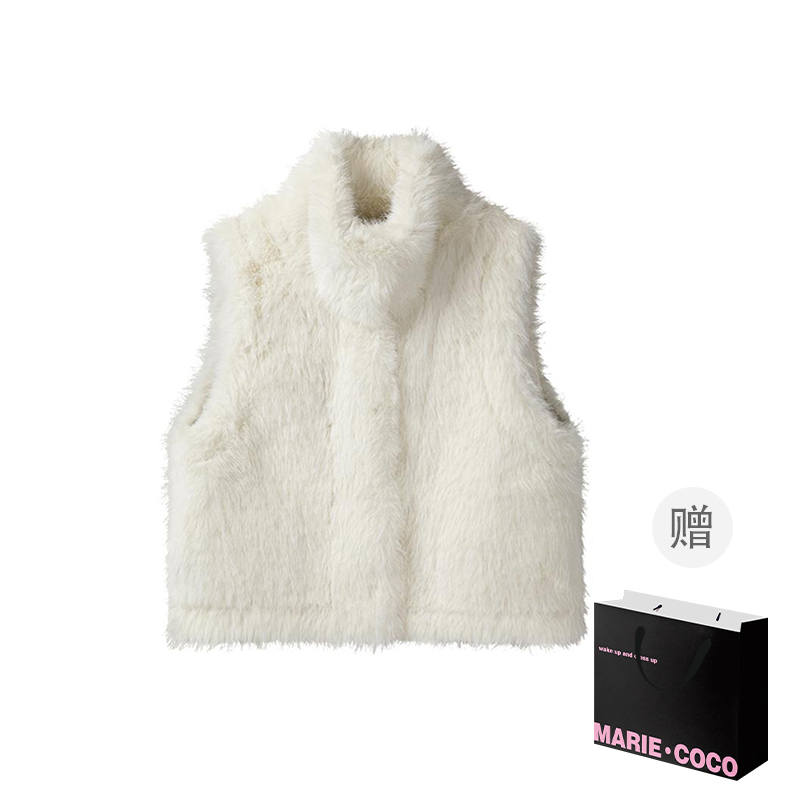 MARIE·COCO Vests Women's Vest Top Stand Collar Moderate Other