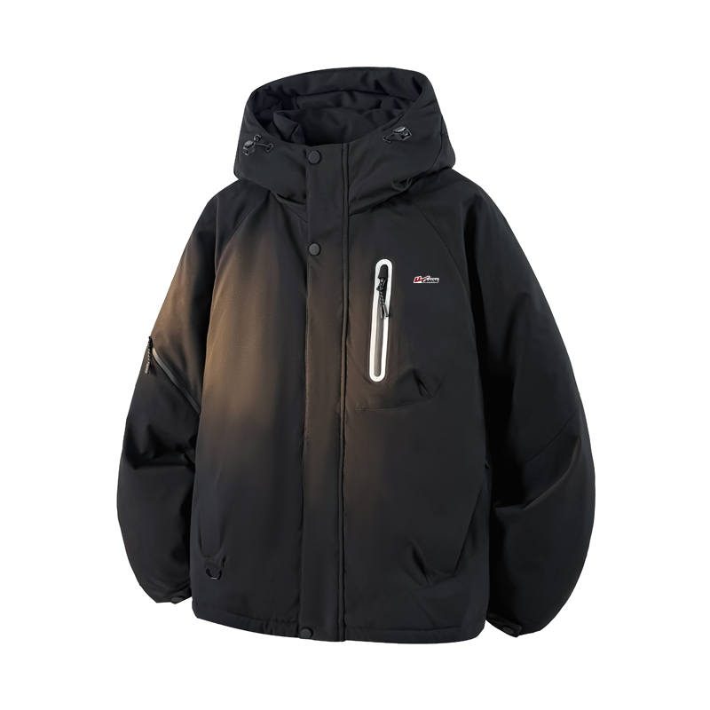 WARRIOR WARRIOR Down Jackets Unisex Hooded Thickened Workwear