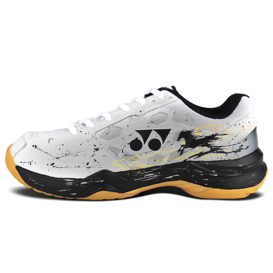YONEX Power Cushion Abrasion Resistant Breathable Low top Badminton Shoes Unisex Gray Platinum