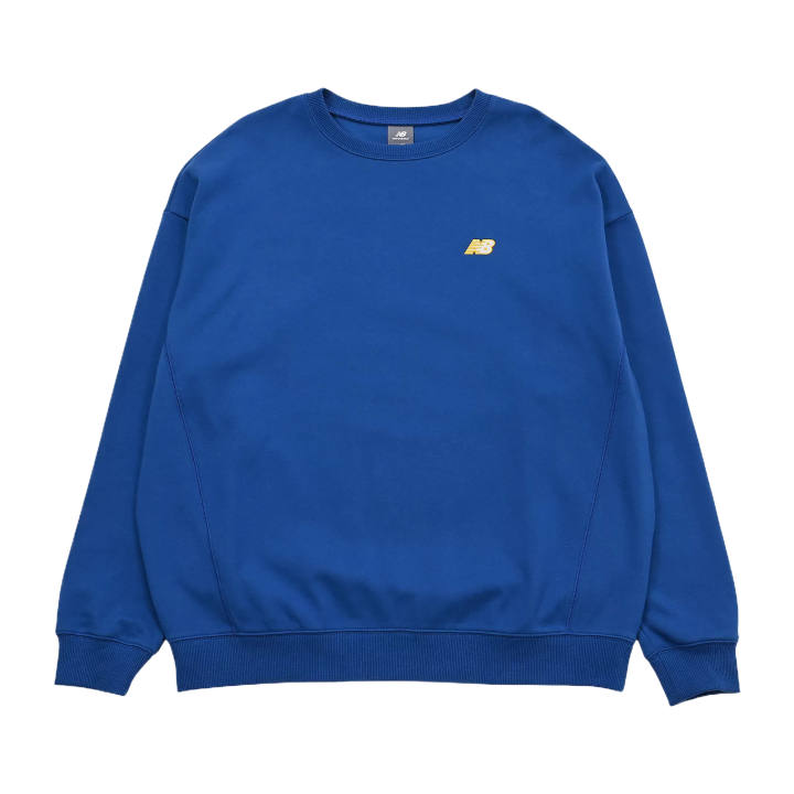 New Balance New Balance Sweatshirts Men's Galaxy Blue Crew Neck Moderate Regular