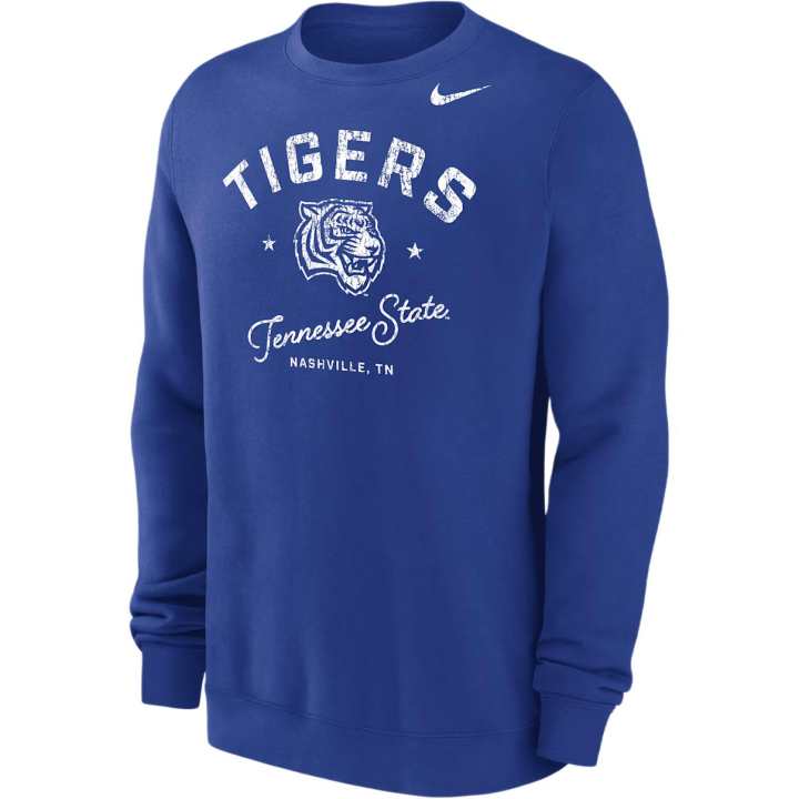 Nike Nike College (Tennessee State University) Men’s Club Fleece Crew-Neck Sweatshirt