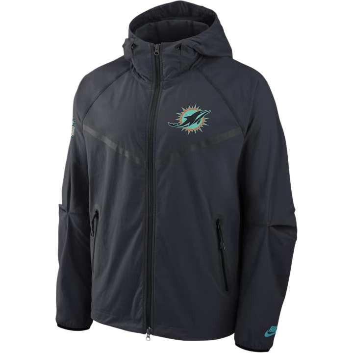 Nike Nike Miami Dolphins Rivalries Collection Tech Men's Nike Nfl Full-Zip Jacket