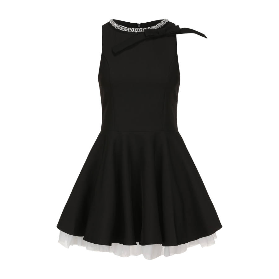 PAVLISOVA Sleeveless Dresses Women's Crew Neck Moderate Short