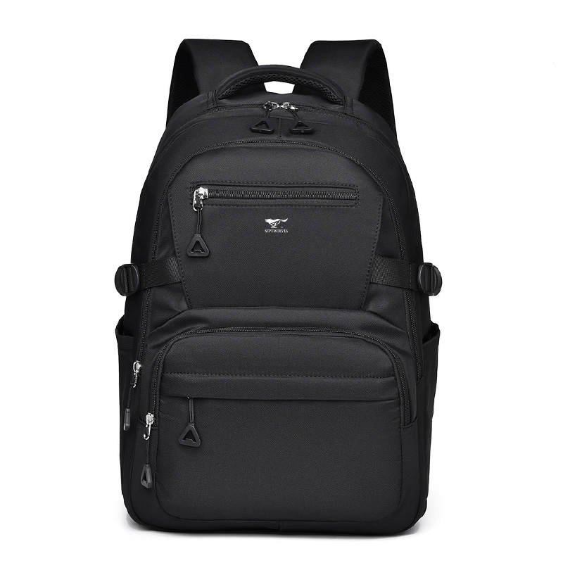SEPTWOLVES SEPTWOLVES Fabric Backpack Men's Black