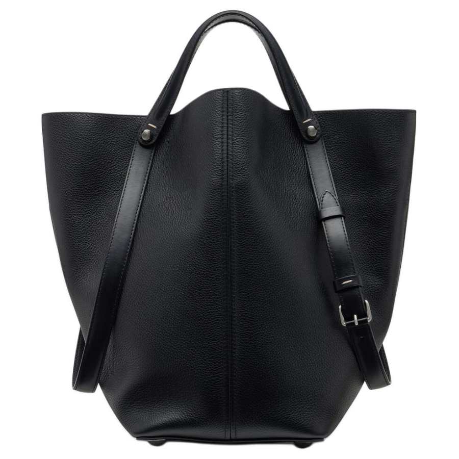 Maison Margiela Calfskin Handbag Medium Women's Black