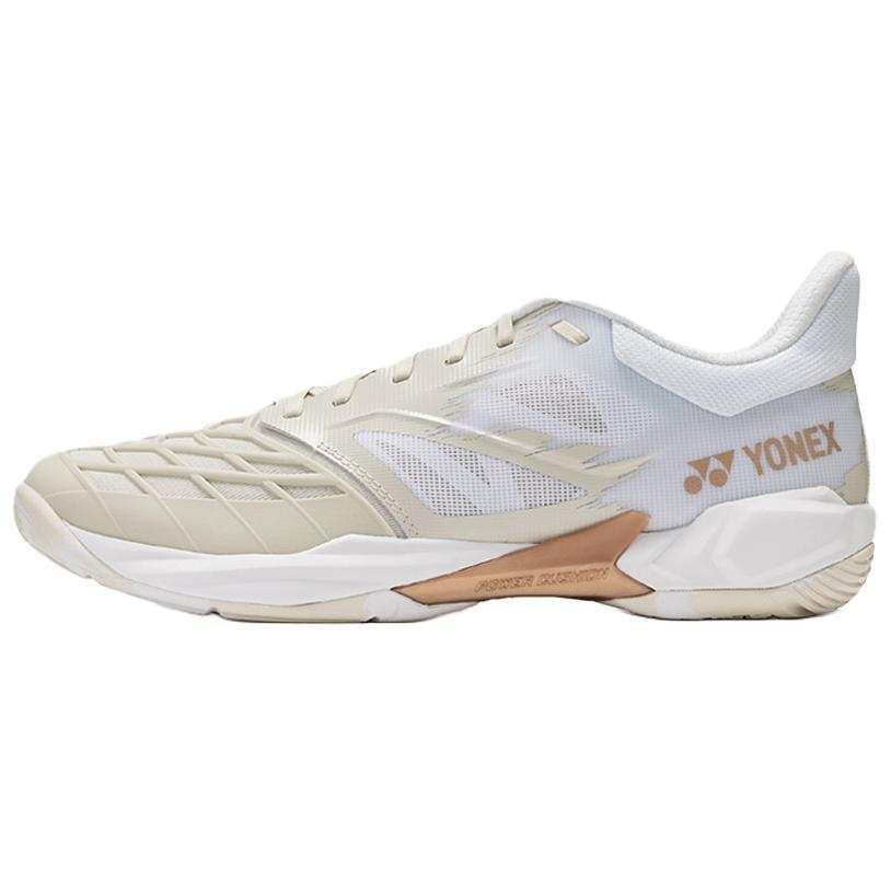 YONEX Breathable Support Low top Badminton Shoes Unisex Light Beige