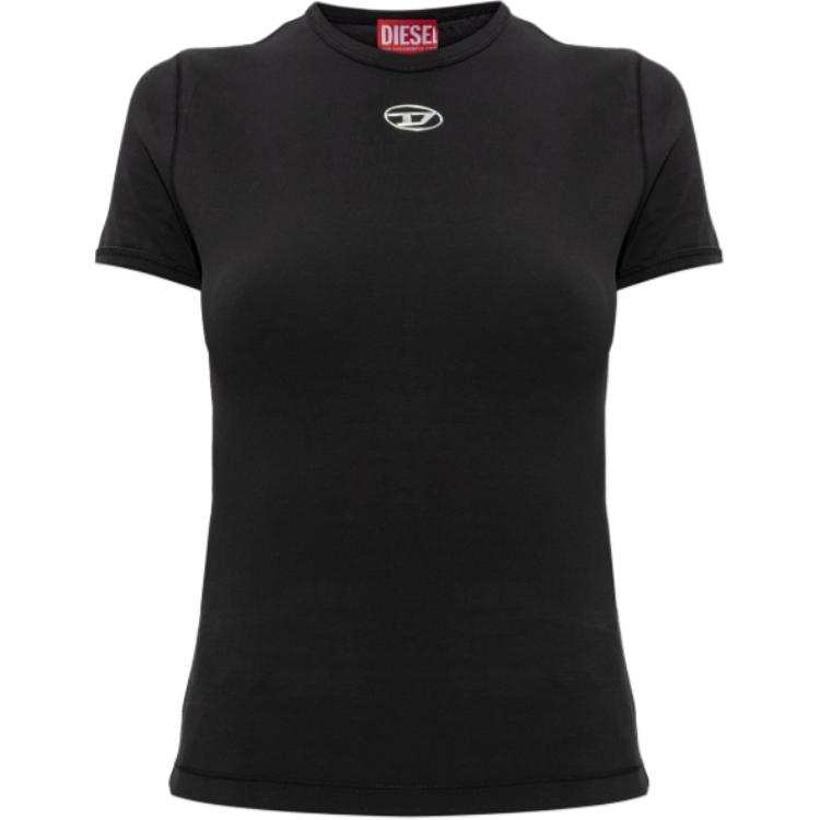 Diesel T-Uncutieslong-Od Metallic Oval D T-Shirt