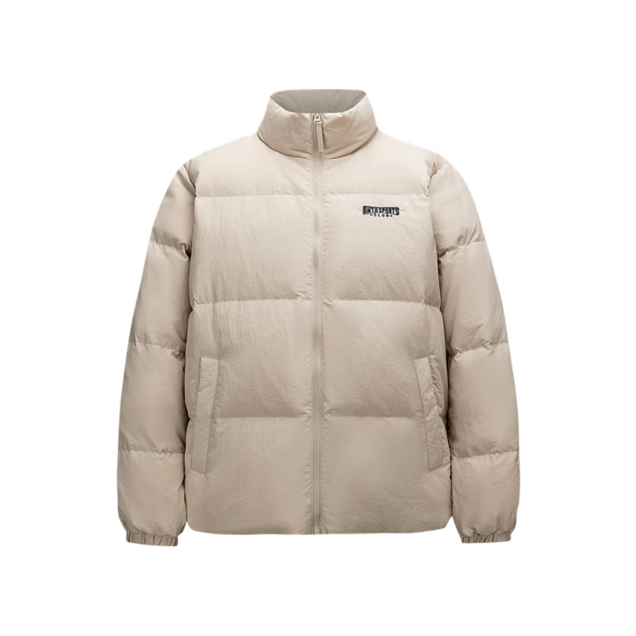 ANTA Anta Down Jacket Unisex Plain Mist Gray