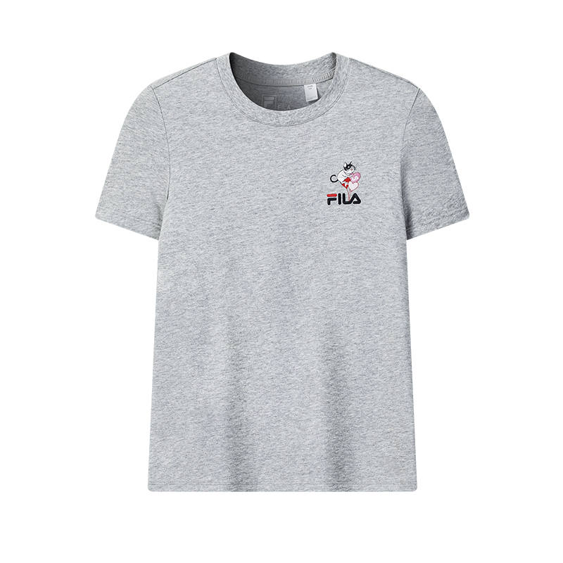 FILA ORIGINALE T Shirt Women's Smoke Cloud Heather Gray
