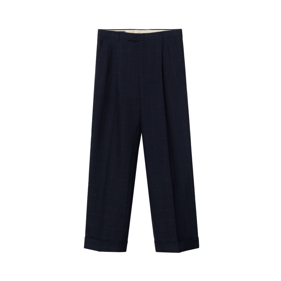 GUCCI GUCCI Pleat Front Monogrammed Trousers