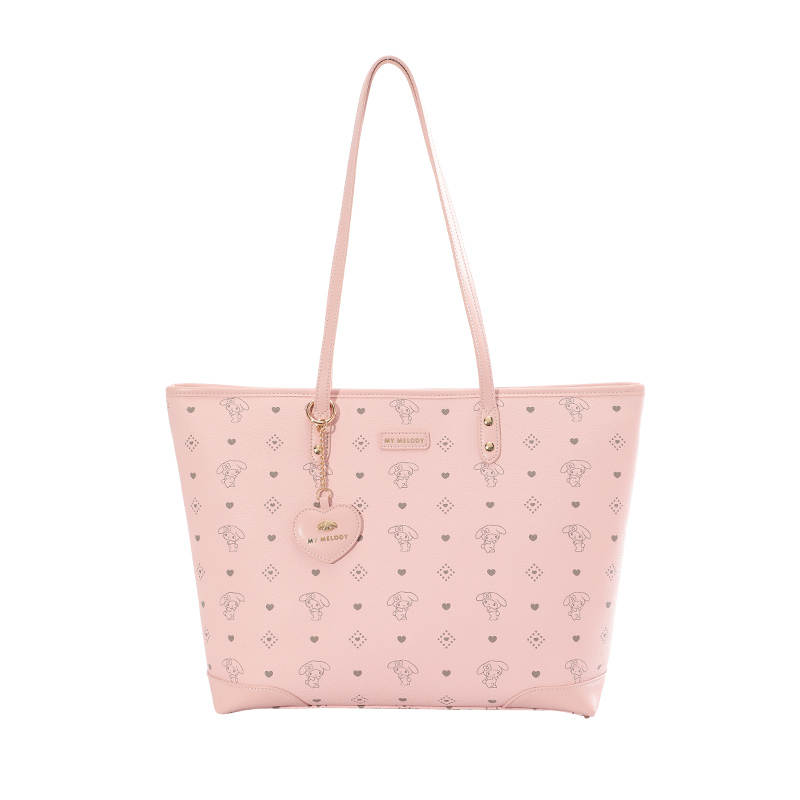 Sanrio My Melody Synthetic Leather Shoulder Bag Medium Women's Pink
