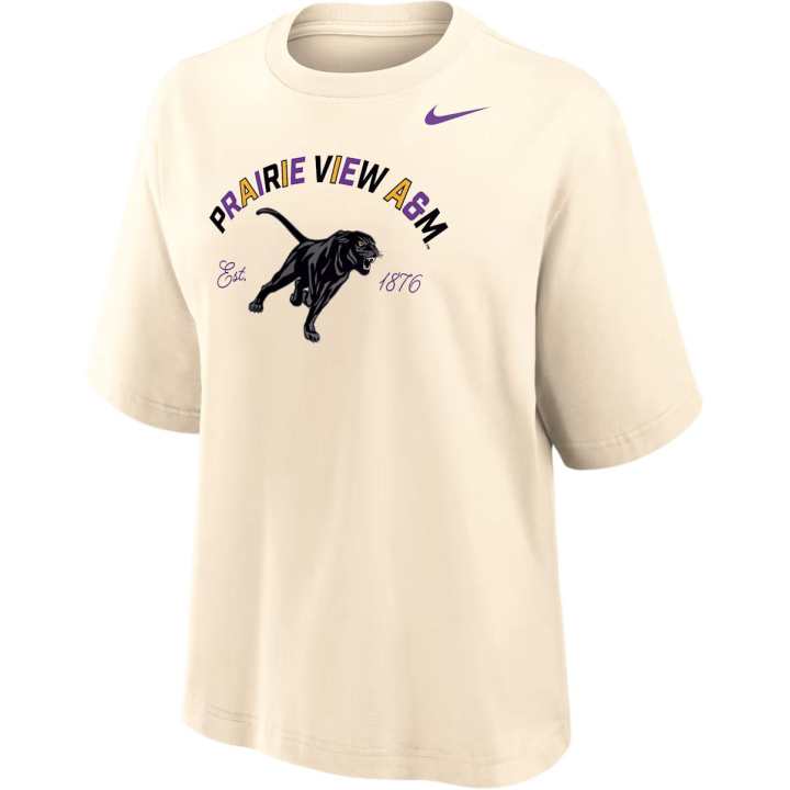 Nike Nike College (Prairie View A&M University) Women's Boxy Cotton T-Shirt
