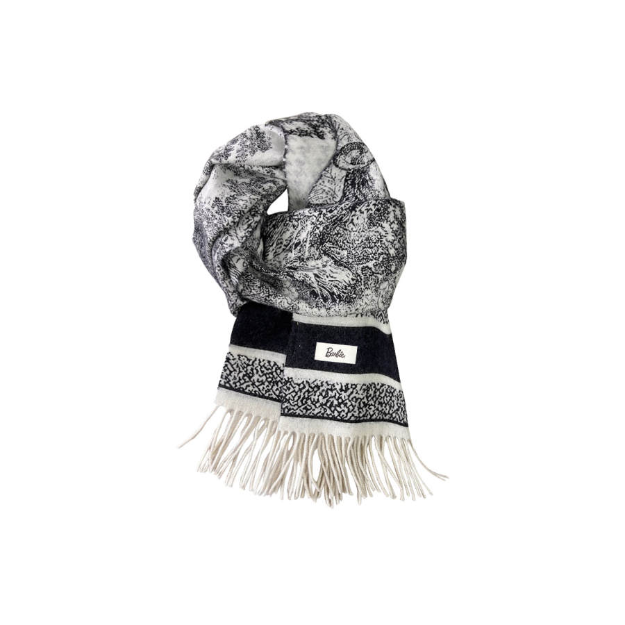 Barbie Pure Wool Knit Scarves Unisex