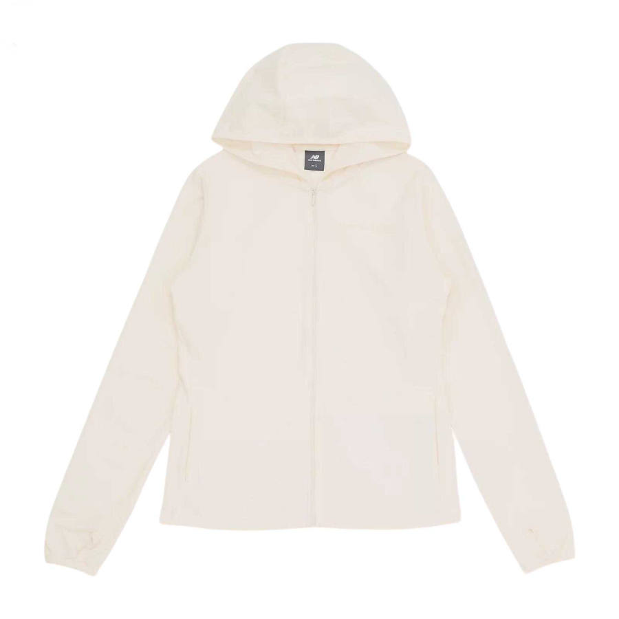 New Balance New Balance Sweatshirts Women's Beige Hooded Moderate