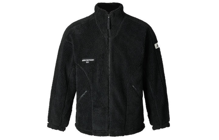Adidas Adidas Lounge Jackets Unisex Black Stand Collar Moderate Other