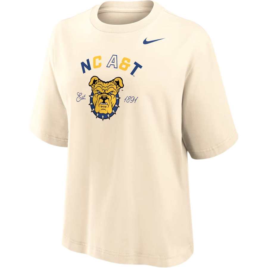 Nike Nike College (North Carolina A&T University) Women's Boxy Cotton T-Shirt