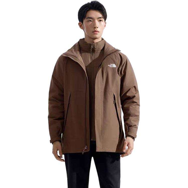 THE NORTH FACE Dryvent Hiking Waterproof And Windproof To Keep Warm Windbreaker Jacket Men's 1OI/Smoky Brown
