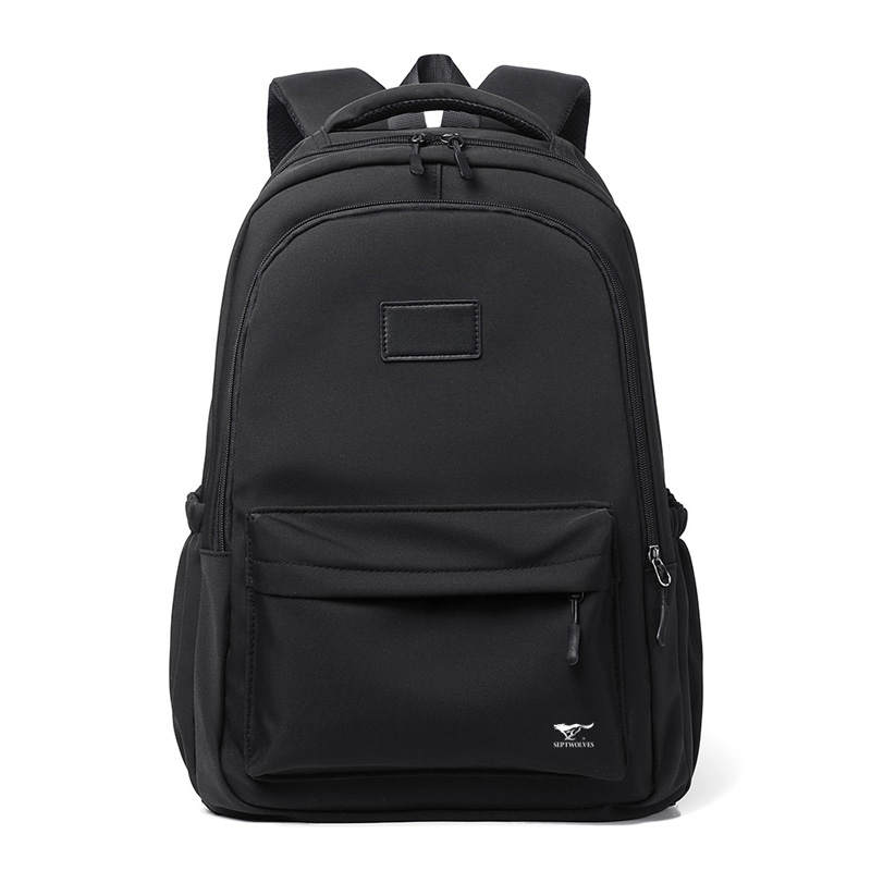 SEPTWOLVES SEPTWOLVES Fabric Backpack Regular Men's Classic Black