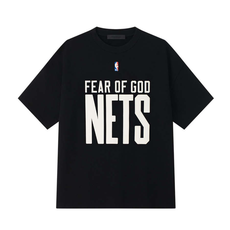 Fear Of God Essentials NBA FW25 NETS CLASSIC FIT TEE T Shirt Men's