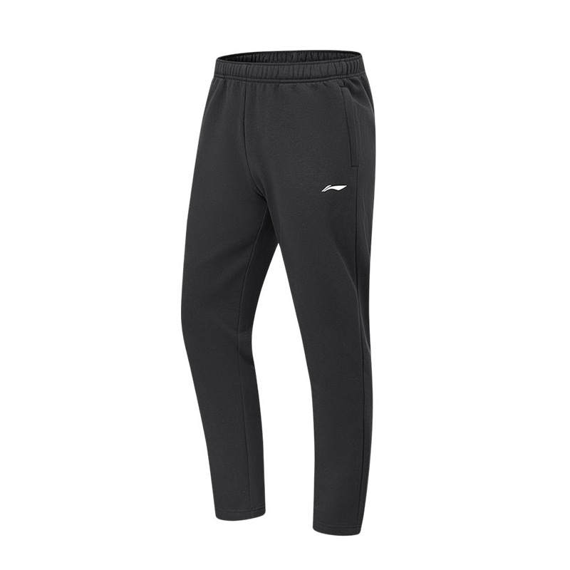 Li-Ning Li Ning Casual Pants Unisex Black Thickened Sweatpants