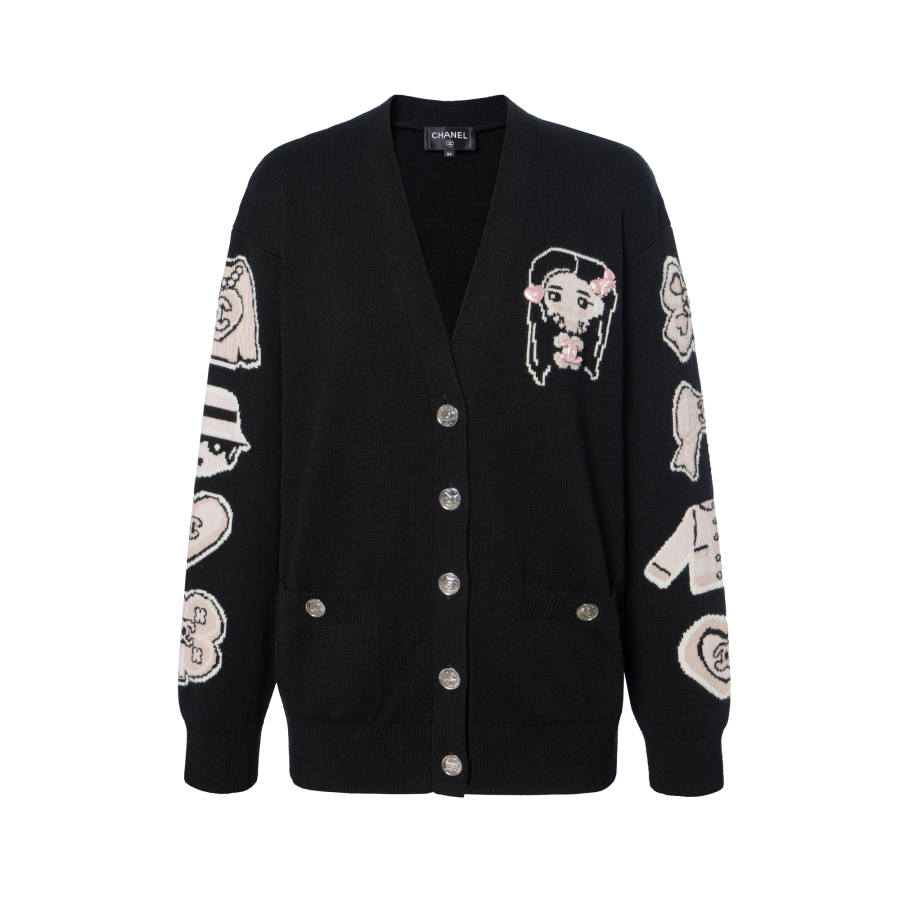CHANEL 25B Cashmere Sweater Women's