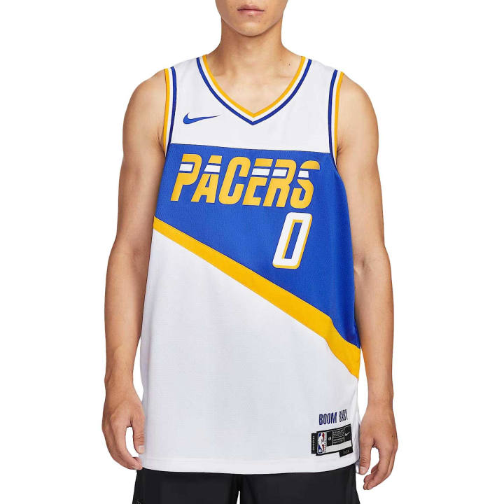 Nike Nike Tyrese Haliburton Indiana Pacers City Edition Men's Nike Nba Swingman Jersey
