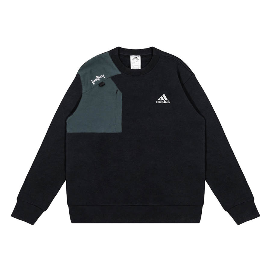 Adidas Adidas Sweatshirts Unisex Black Crew Neck Moderate Regular