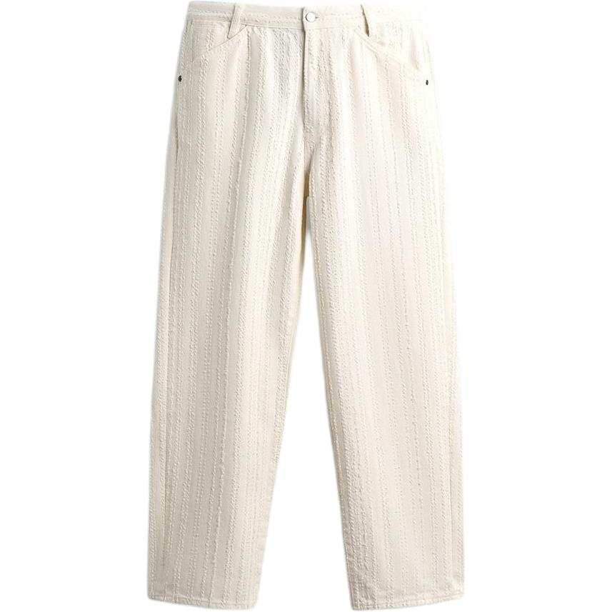 ZARA Jeans Men's Frosted White Moderate Straight Fit Pants