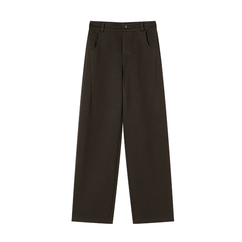 XIANGYING Suit Pants Women's Coffee Moderate Harem Pants