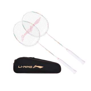 Li-Ning Li Ning Blade Shadow EX Sharp Arrow Full Carbon Badminton Rackets Control Type All around Defense Advanced Level White
