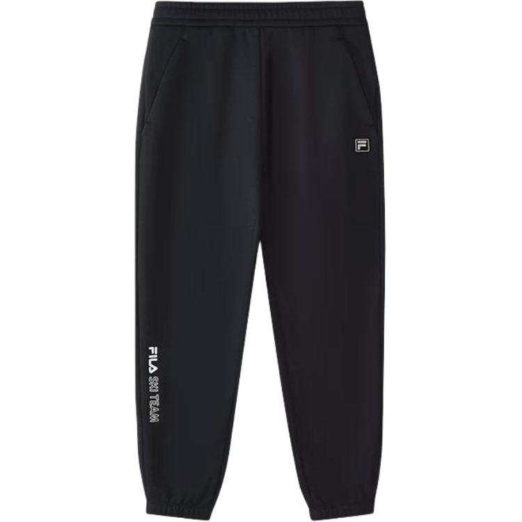 FILA KIDS FILA KIDS' Bottom Fleece Lined Outdoor Sports Comfortable Cute Pants Pitch Black Kids'