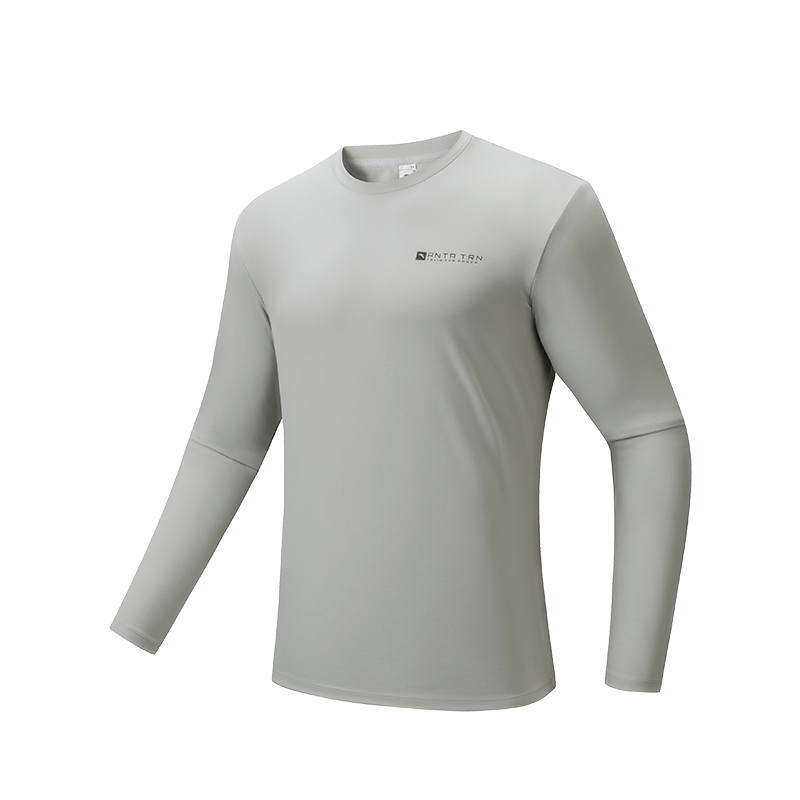 ANTA T Shirts Men's Star Gray 1 Crew Neck