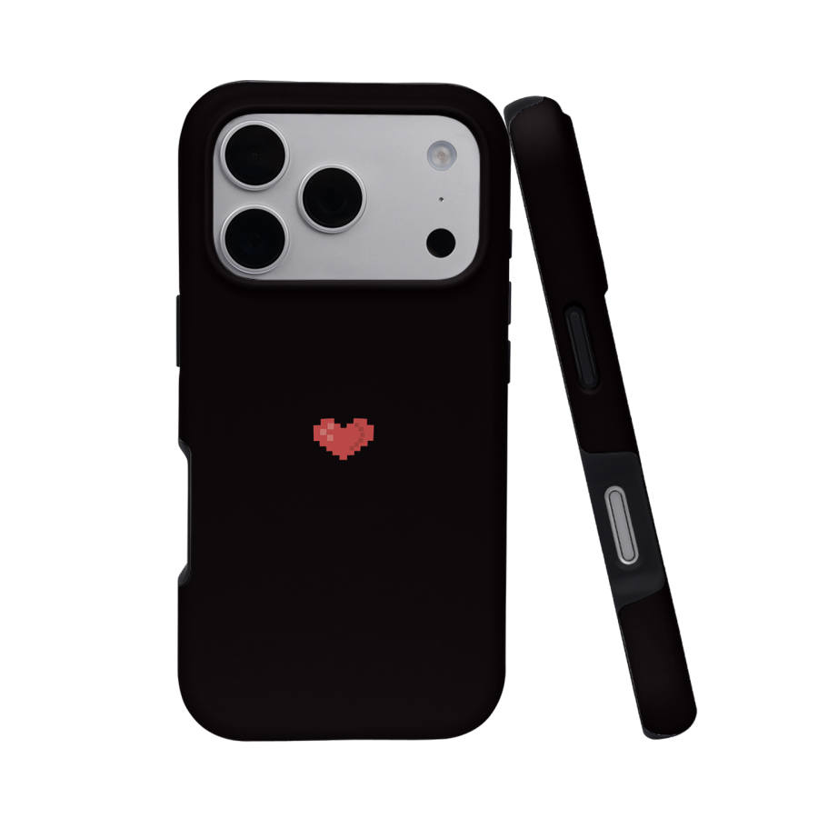 Keshami Drop Proof Style/Half Case Style With Magnetic Skin Friendly Matte Hard Shell Small Heart Phone Cases