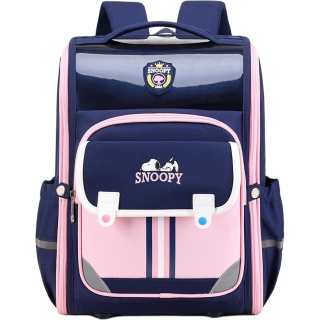 SNOOPY Polyester And Fabric Elementary School Student Backpack Kids' Pink/Blue/Red