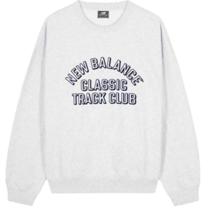 New Balance New Balance Sweatshirts Men's Light Gray Crew Neck Moderate