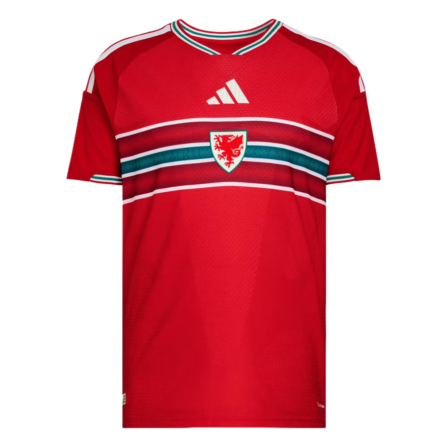 Adidas Adidas Wales National Team Wales Home Authentic Jersey Soccer Jersey Men's