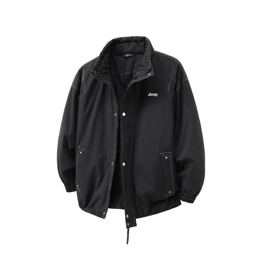 Jeep Jeep Puffer Jackets Unisex Stand Collar Thickened