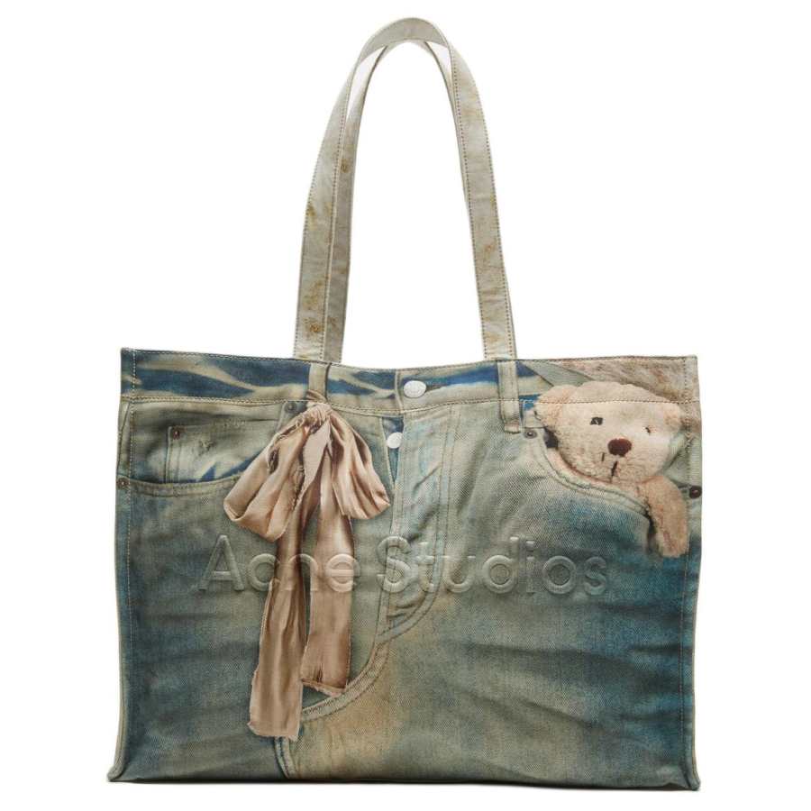 Acne Studios Acne Studios Cotton Handbag, Shoulder Bag Unisex Blue