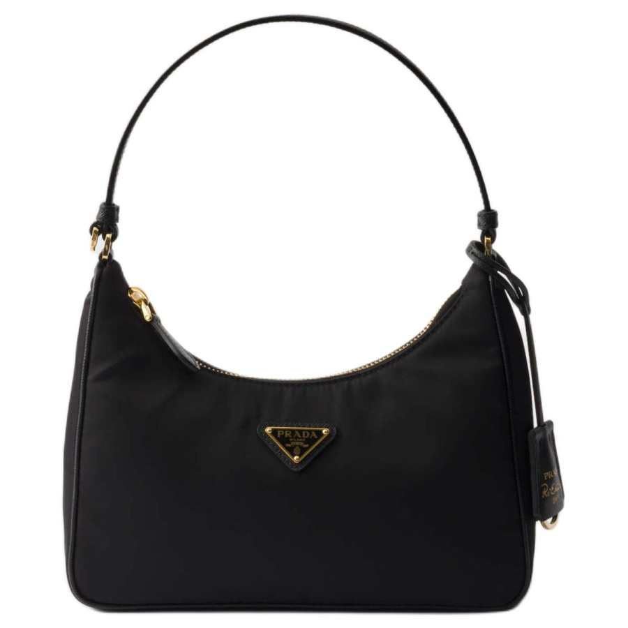 PRADA Re Edition 2005 Recycled Nylon Handbag Mini Women's Black