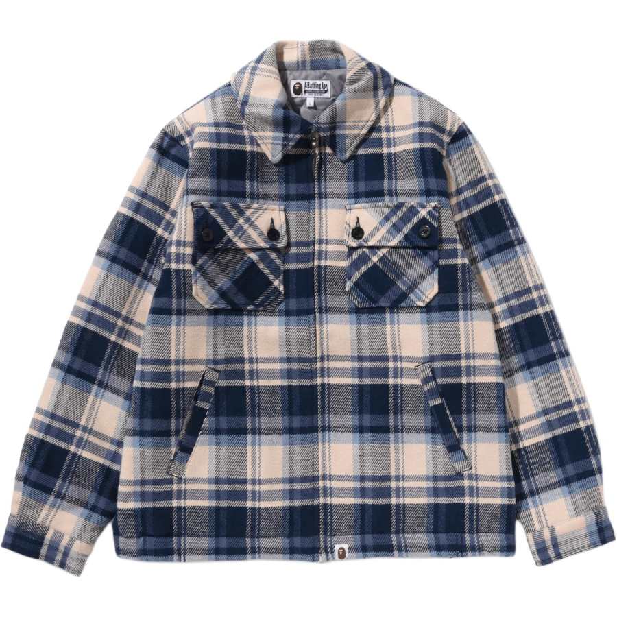 A BATHING APE A BATHING APE Check FW25 Jacket Men's